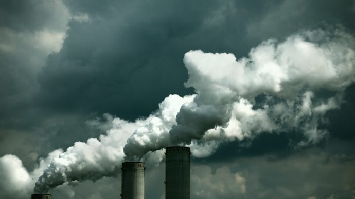 coal burned power plant chimneys; argb color spacesee other similar images: